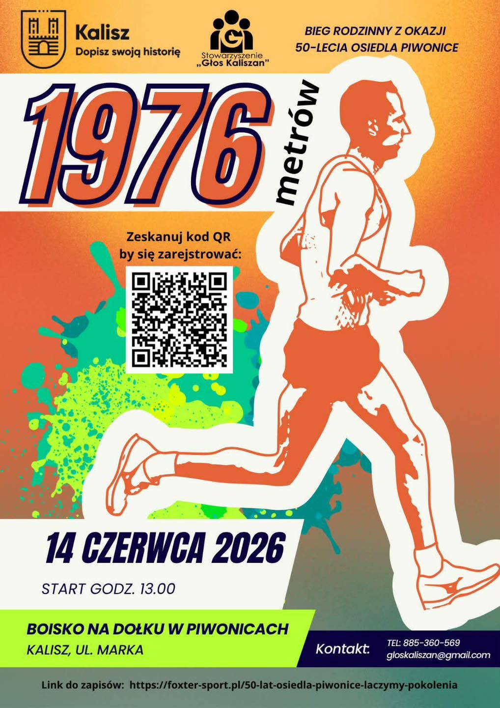 Bieg Rodzinny - 50-lecie osiedla Piwonice