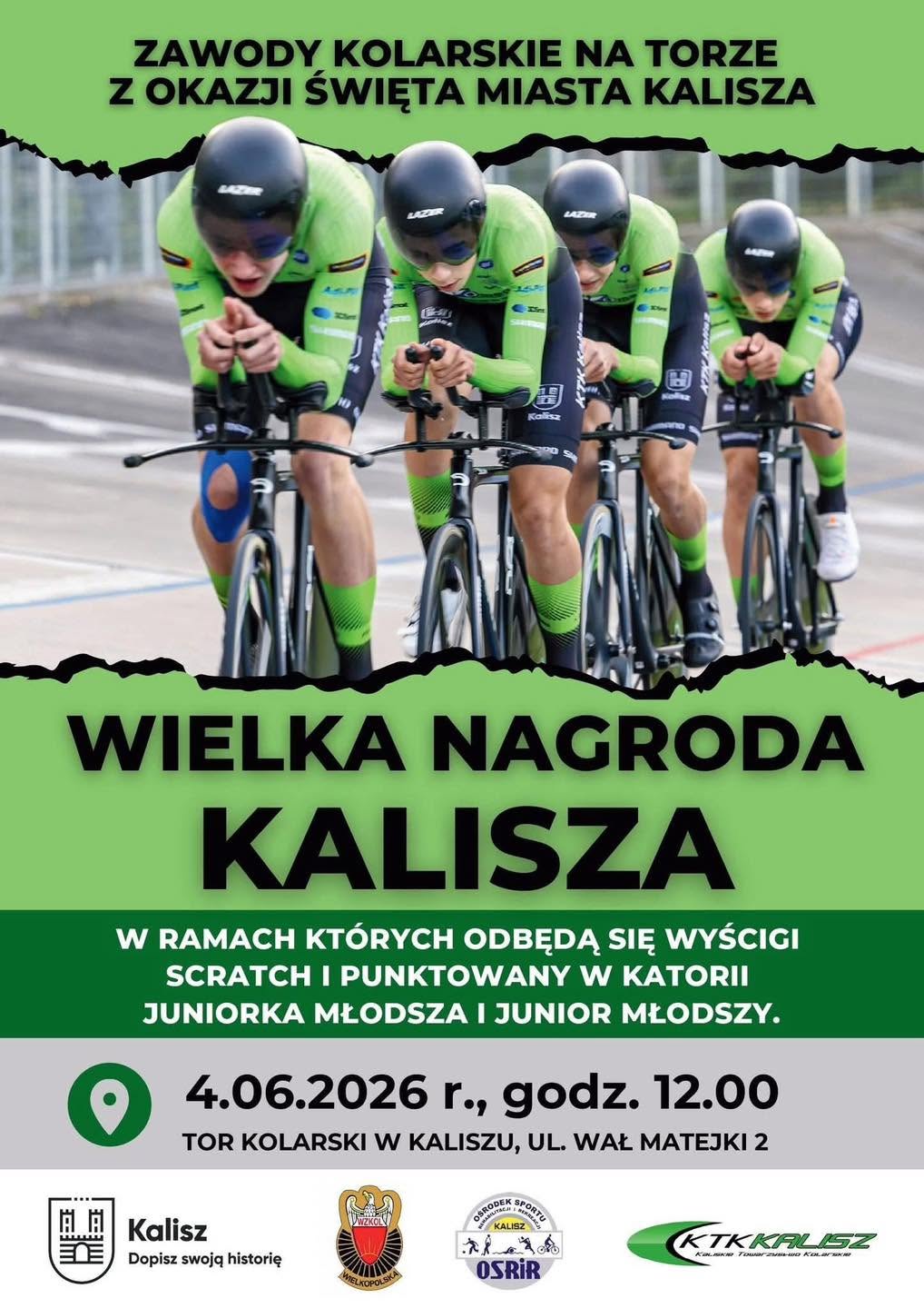 Wielka Nagroda Kalisza - zawody kolarskie na torze